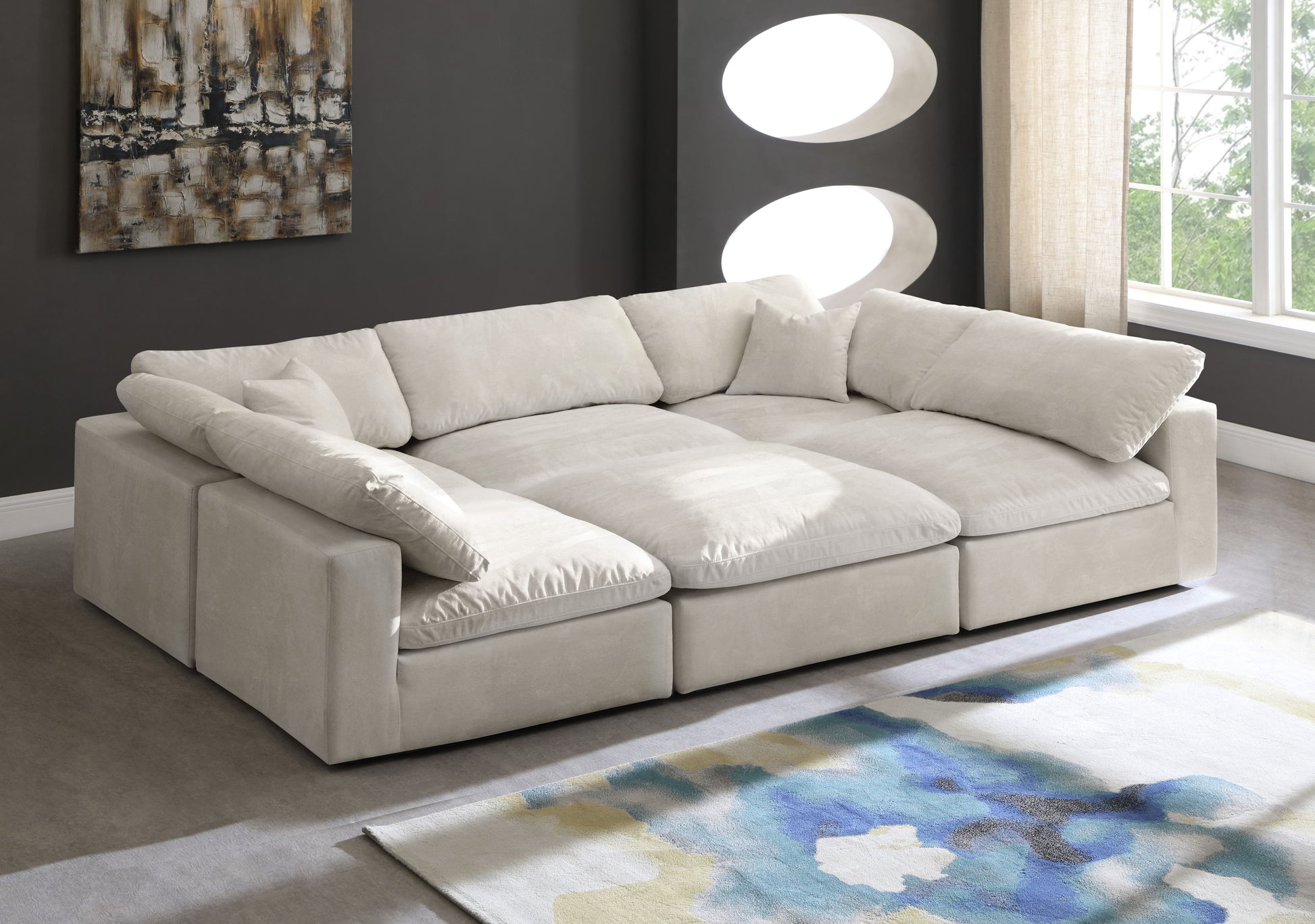 Cozy - 6 Piece Modular Sectional