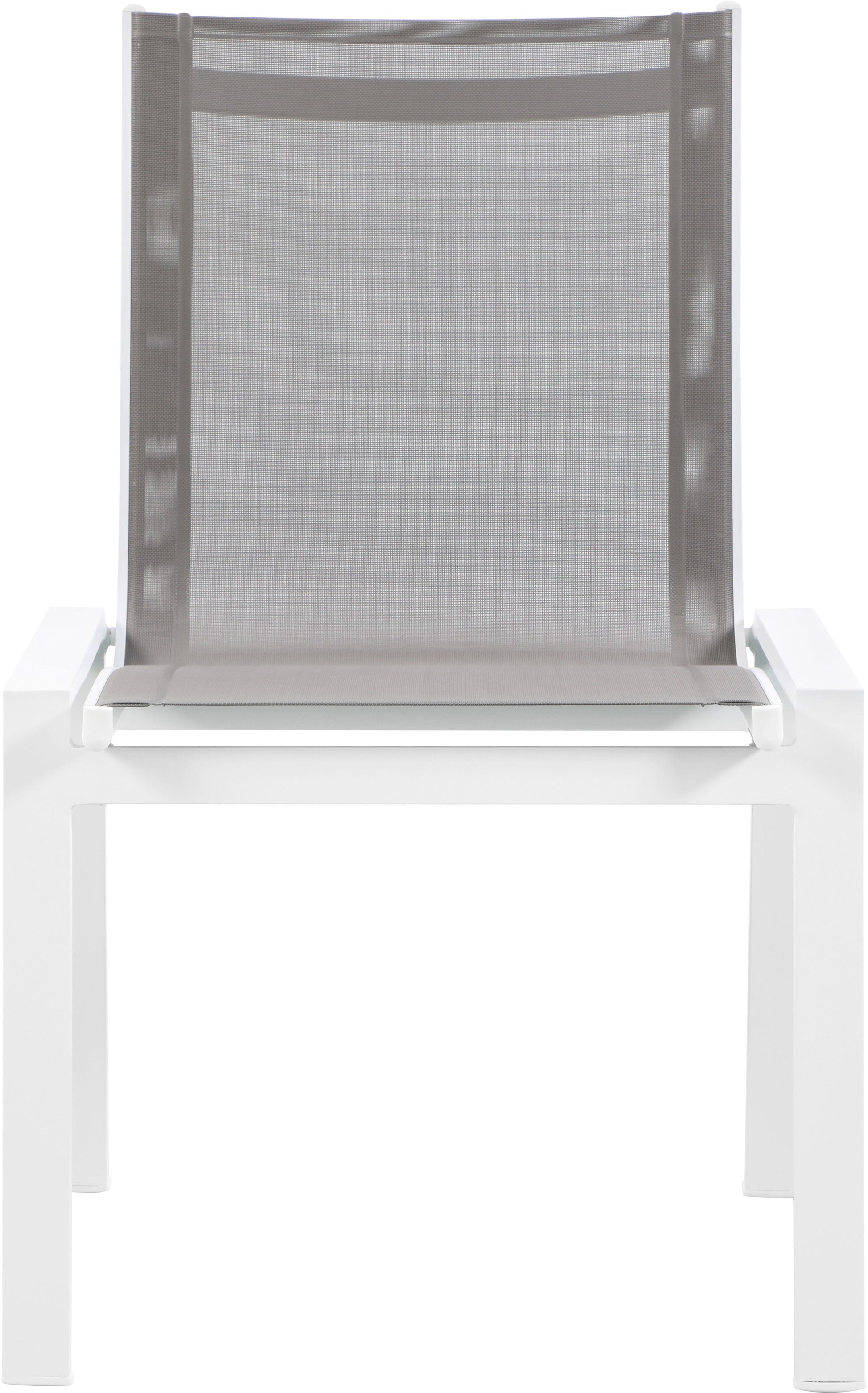 Nizuc - Outdoor Patio Dining Chair With White Frame (Set of 2)