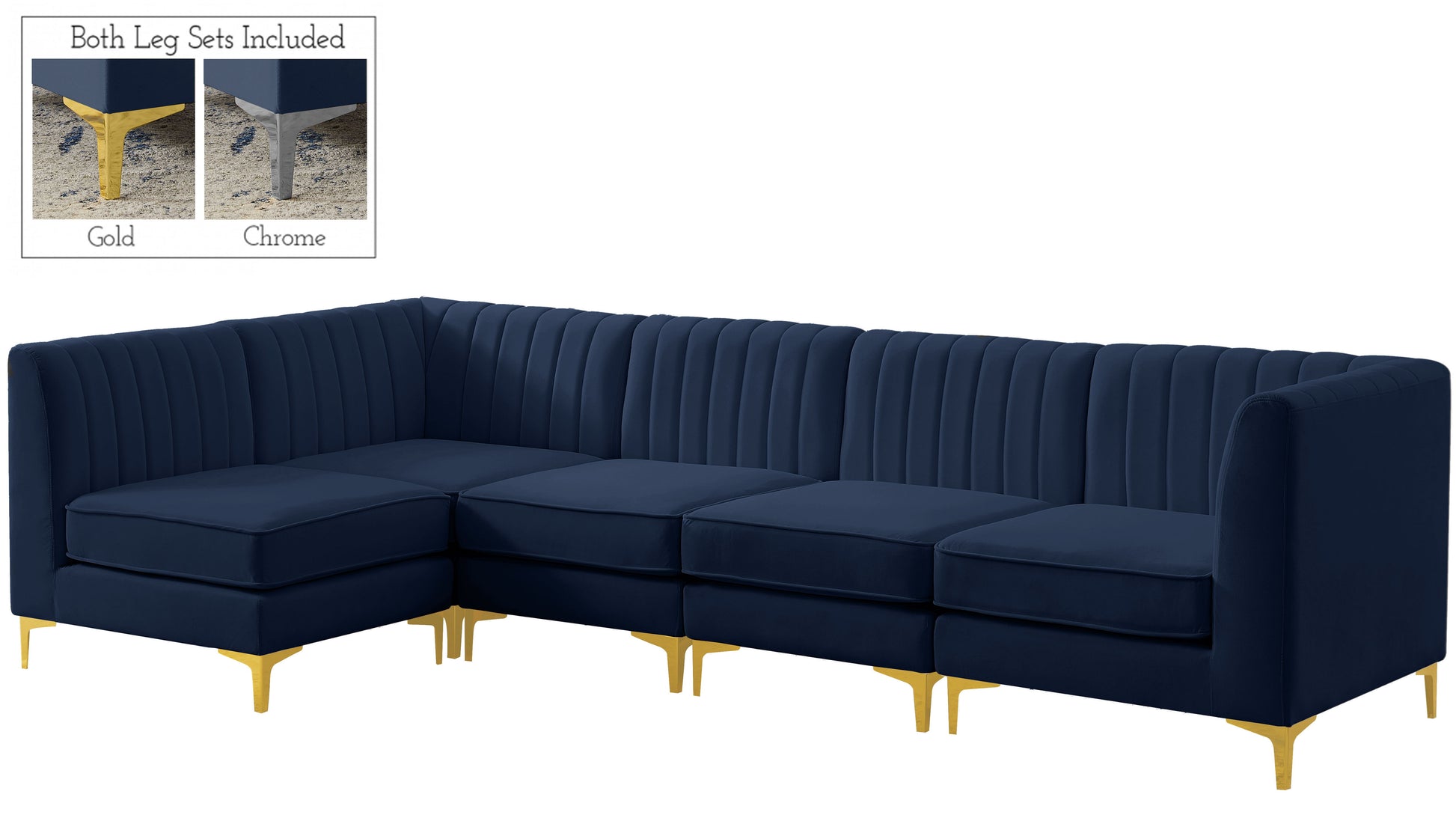Alina - 5 Piece Modular Sectional