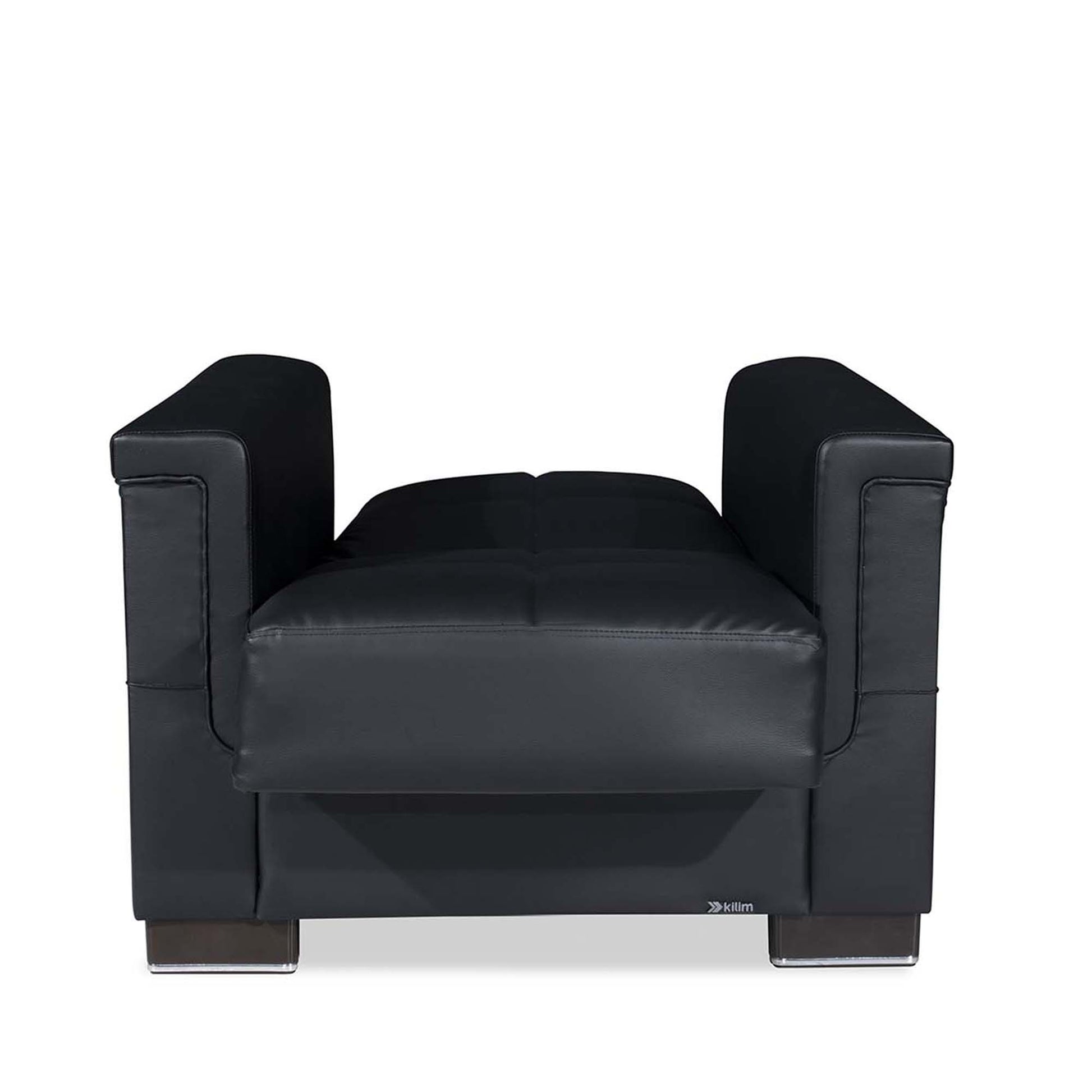 Ottomanson Armada - Upholstered Convertible Armchair With Storage - PU