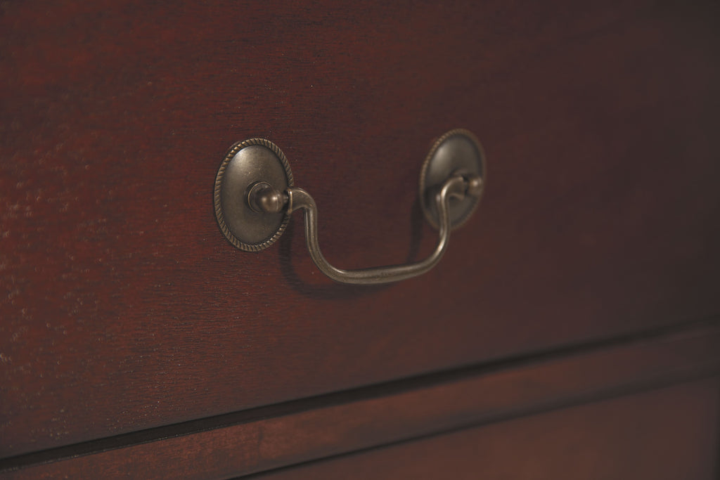 Alisdair - Reddish Brown - Two Drawer Night Stand