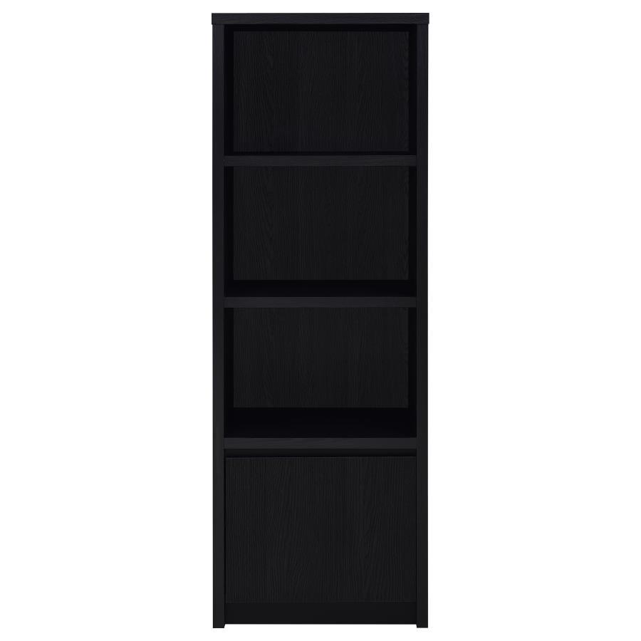 Winfield - 3-Sheld Media Tower Entertainment Pier - Black