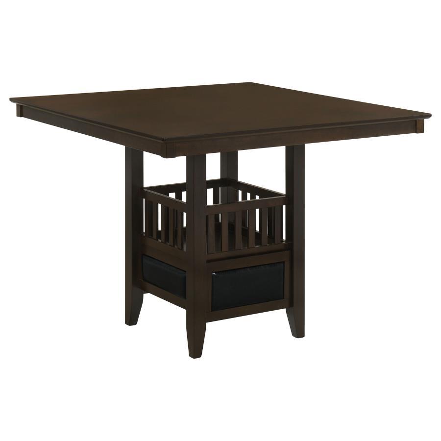 Jaden - 5 Piece Square Counter Height Dining Set - Espresso