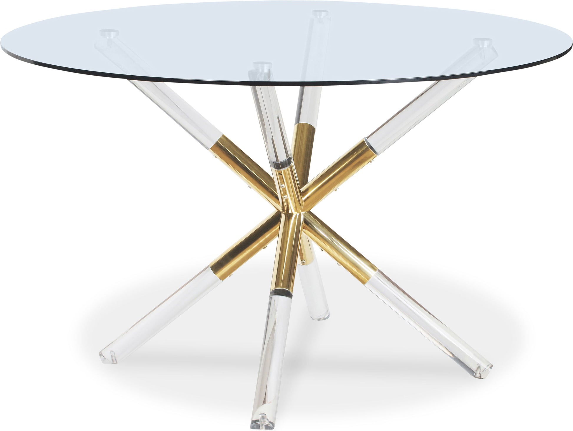 Mercury - Dining Table - Pearl Silver - Glass