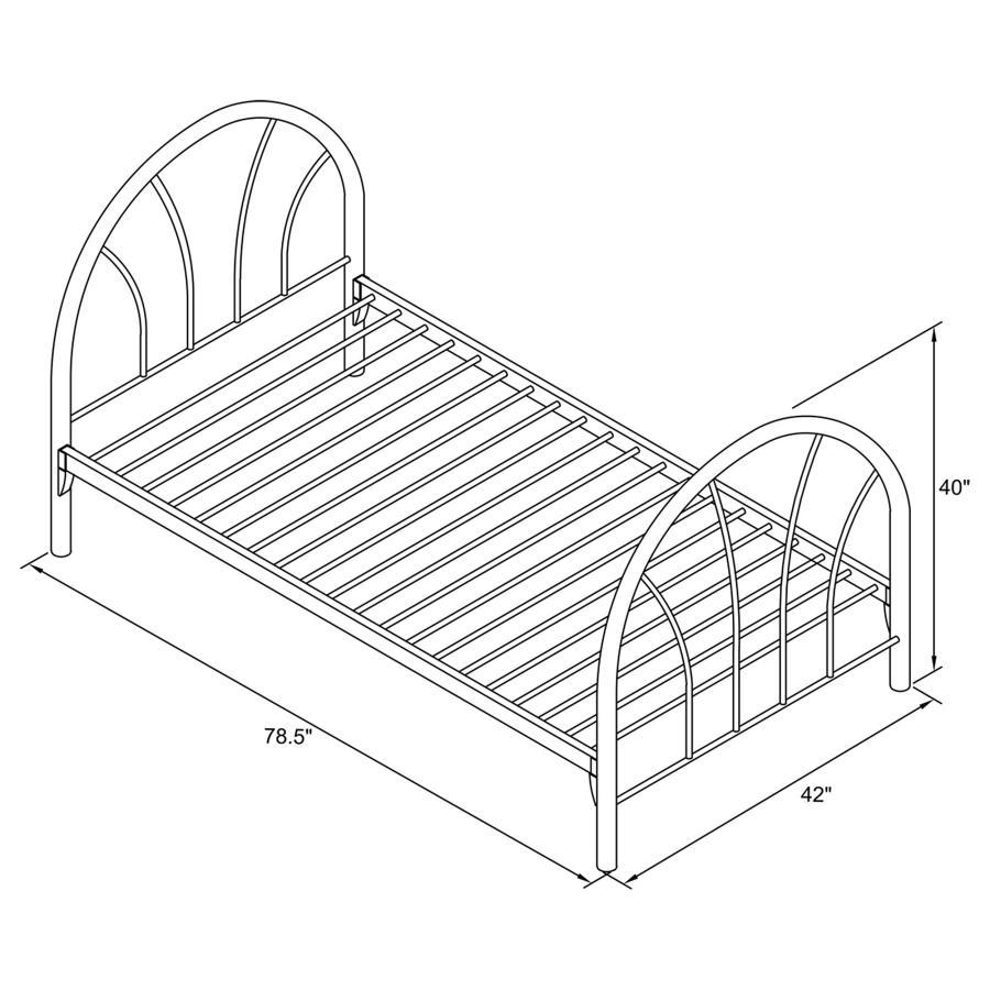 Marjorie - Metal Open Frame Bed