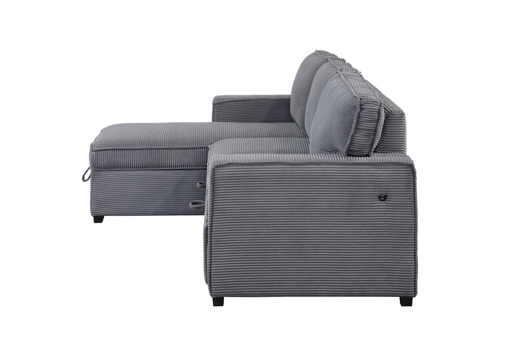 U0203 - Reversible Sofa Bed - Light Gray