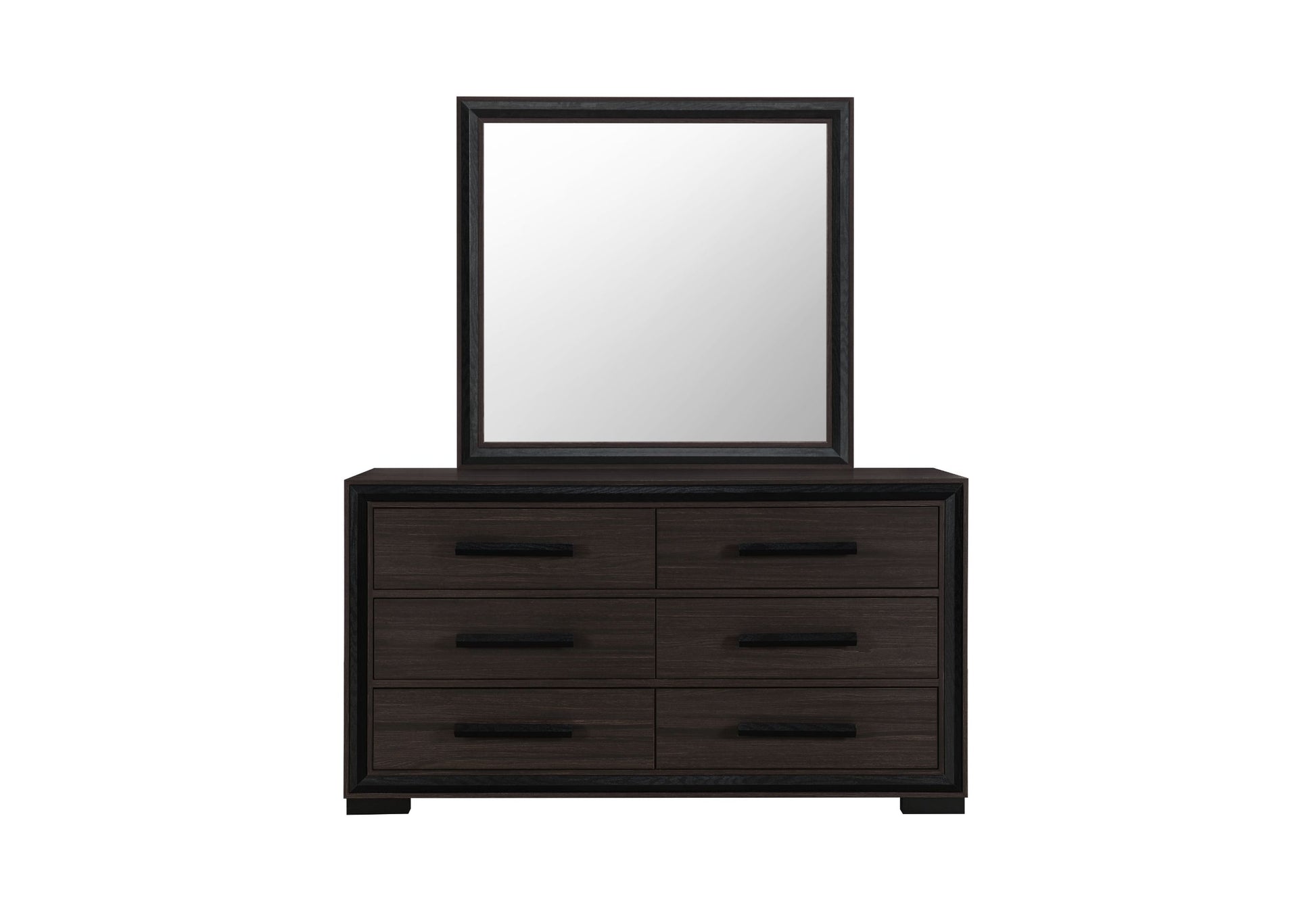 Amelia - 5 Piece Full Bedroom Set - Brown