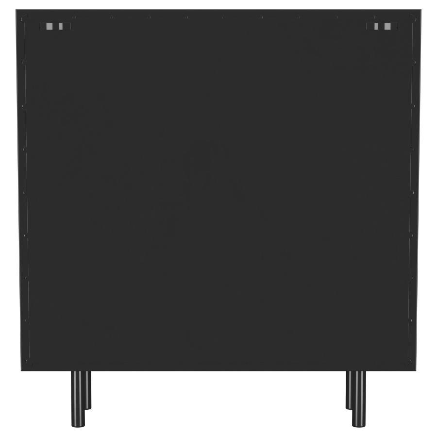 Dalia - 2 Door Accent Storage Cabinet With Shelving - Black