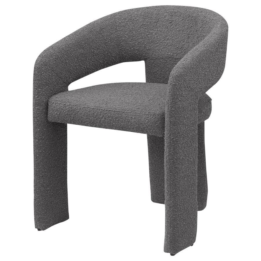 Eudora - Boucle Upholstered Dining Arm Chair