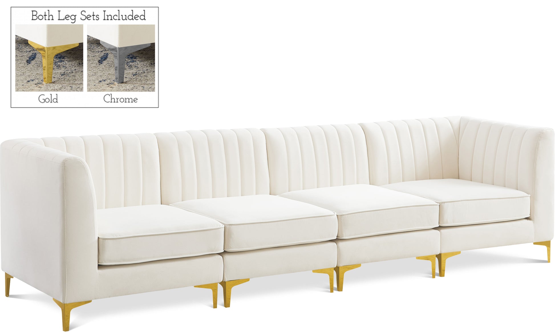 Alina - Modular 4 Seat Sofa