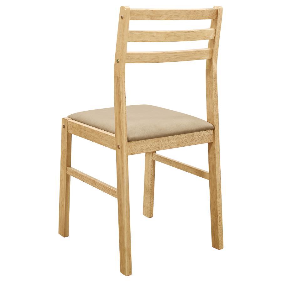 Bucknell - 3 Piece Round Drop Leaf Dining Table Set