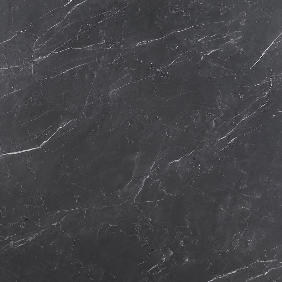 Camden - Round Faux Marble Top Dining Table - Black