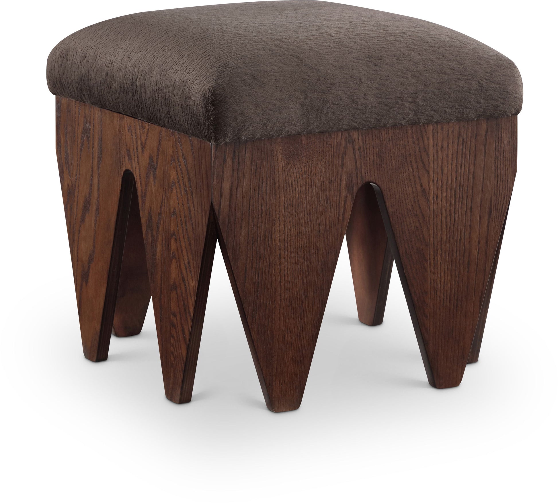 Altair - Fabric Bench - Dark Brown Base