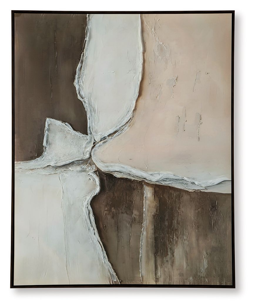 Junward - Brown / Tan / White - Wall Art