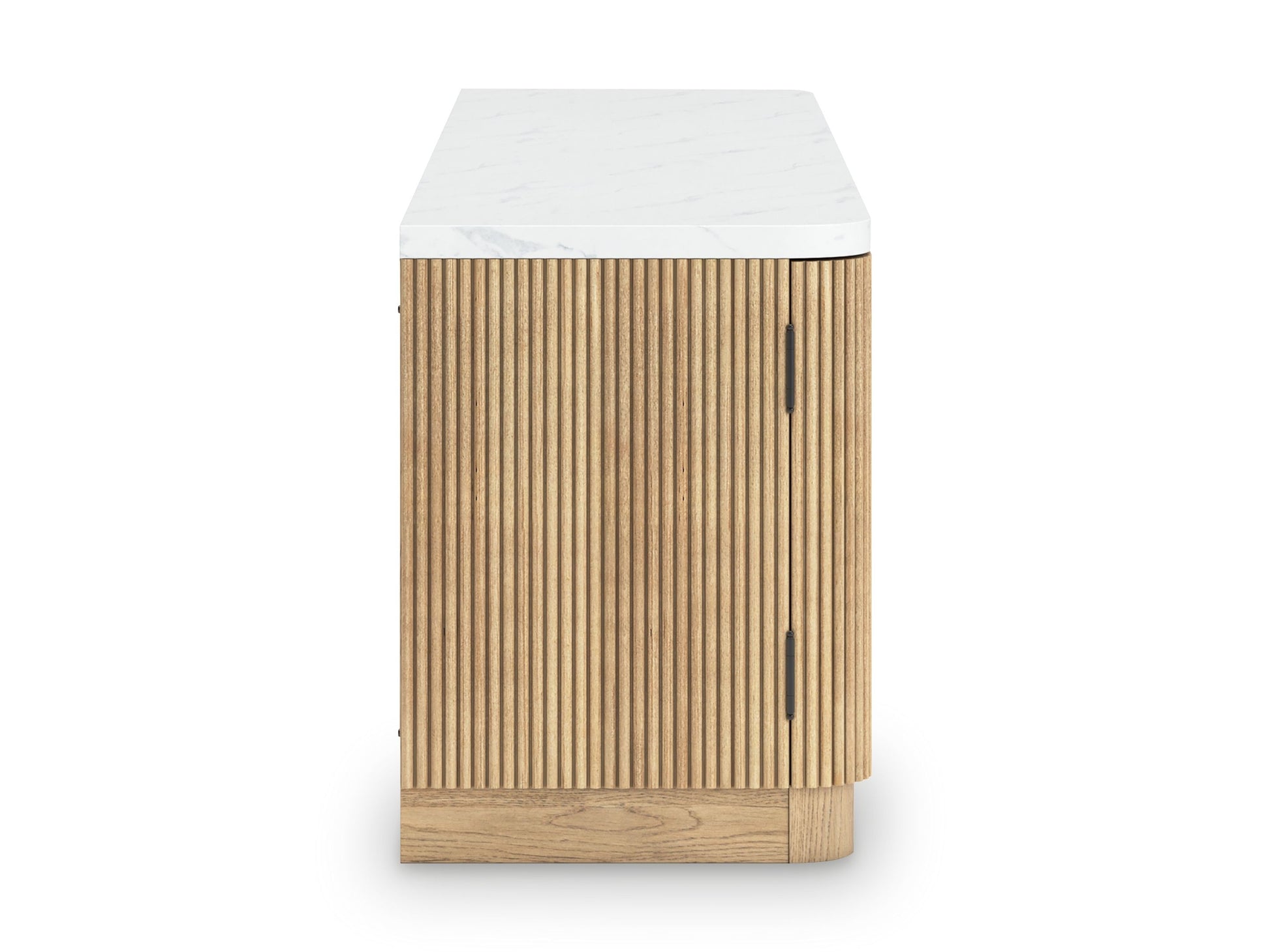 Camdill - Light Brown - XL TV Stand With Fireplace Option