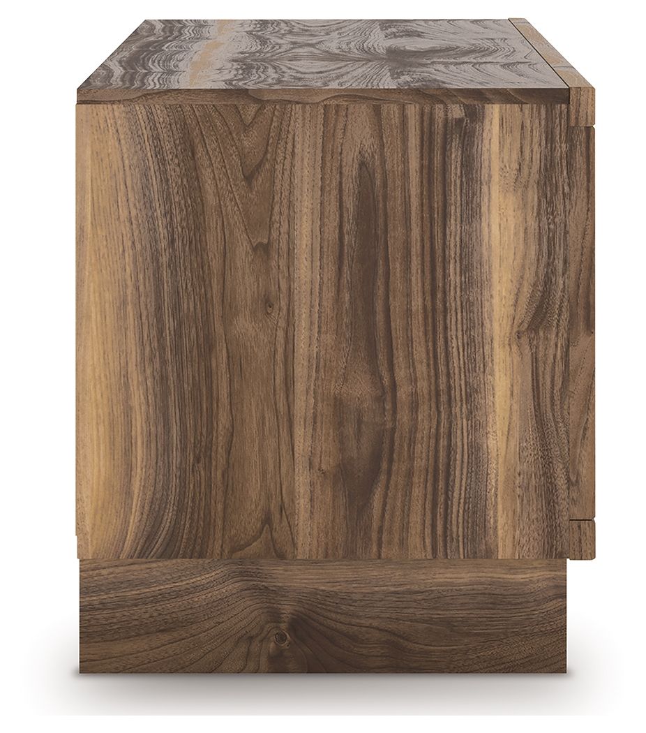 Zadilyn - Brown - XL TV Stand With Fireplace Option