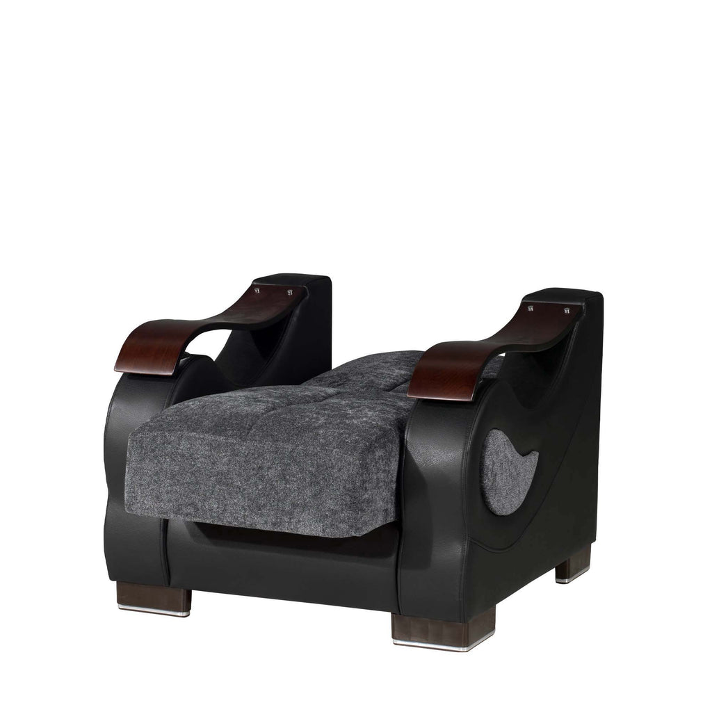 Ottomanson Metroplex - Upholstered Convertible Armchair With Storage