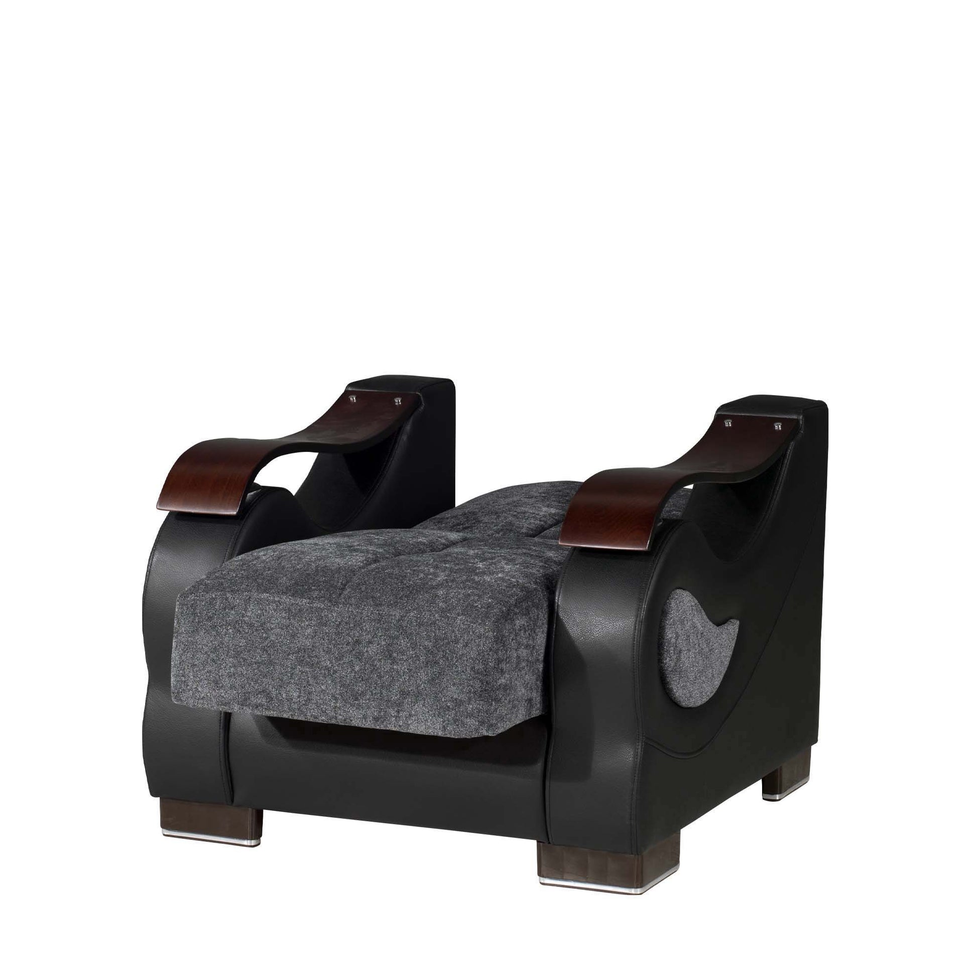 Ottomanson Metroplex - Upholstered Convertible Armchair With Storage