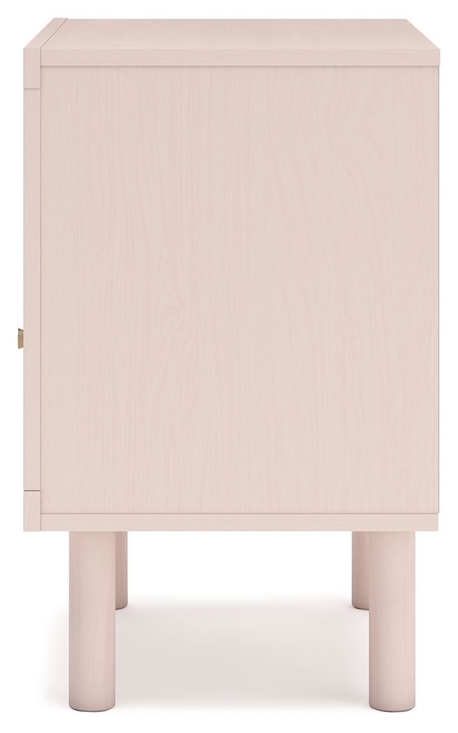 Wistenpine - Blush - One Drawer Night Stand