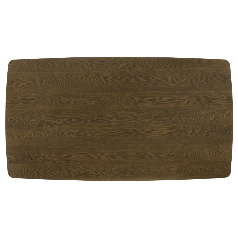 Ottowa - 7 Piece Rectangular Wood Dining Room Table Set - Brown