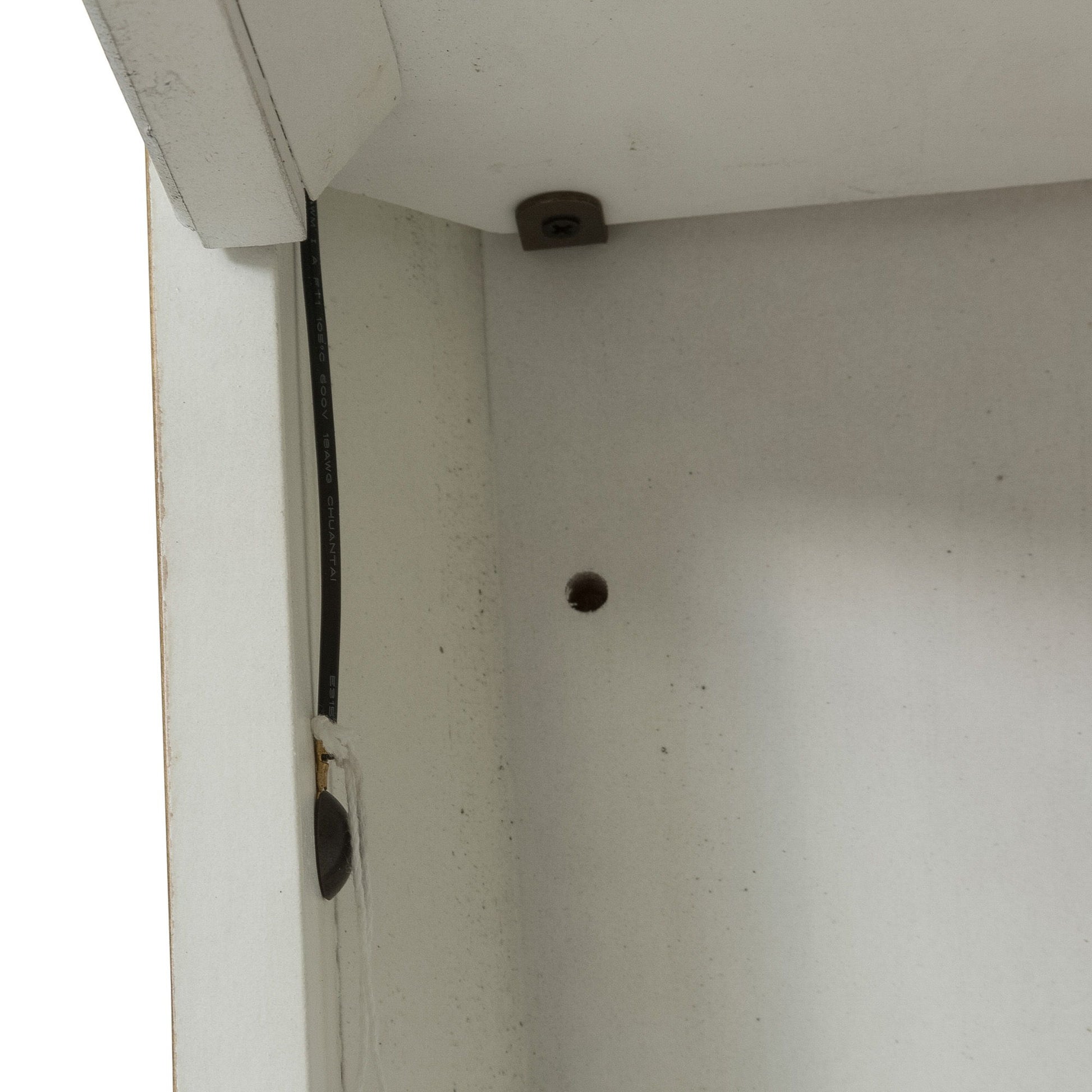 Magnolia Manor - Arched Entertainment Hutch - White