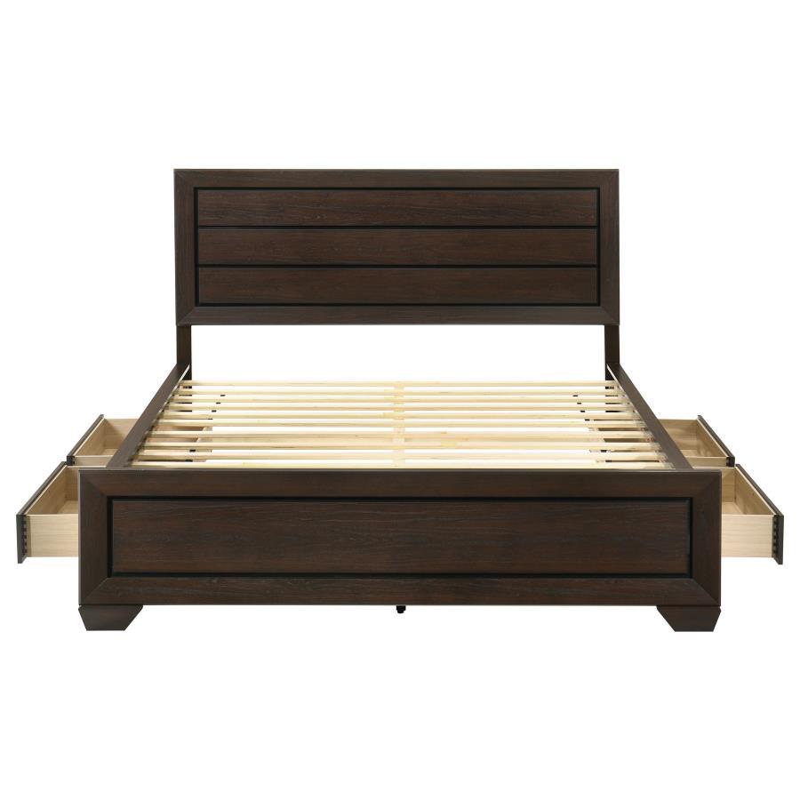 Kauffman - Wood Storage Panel Bed
