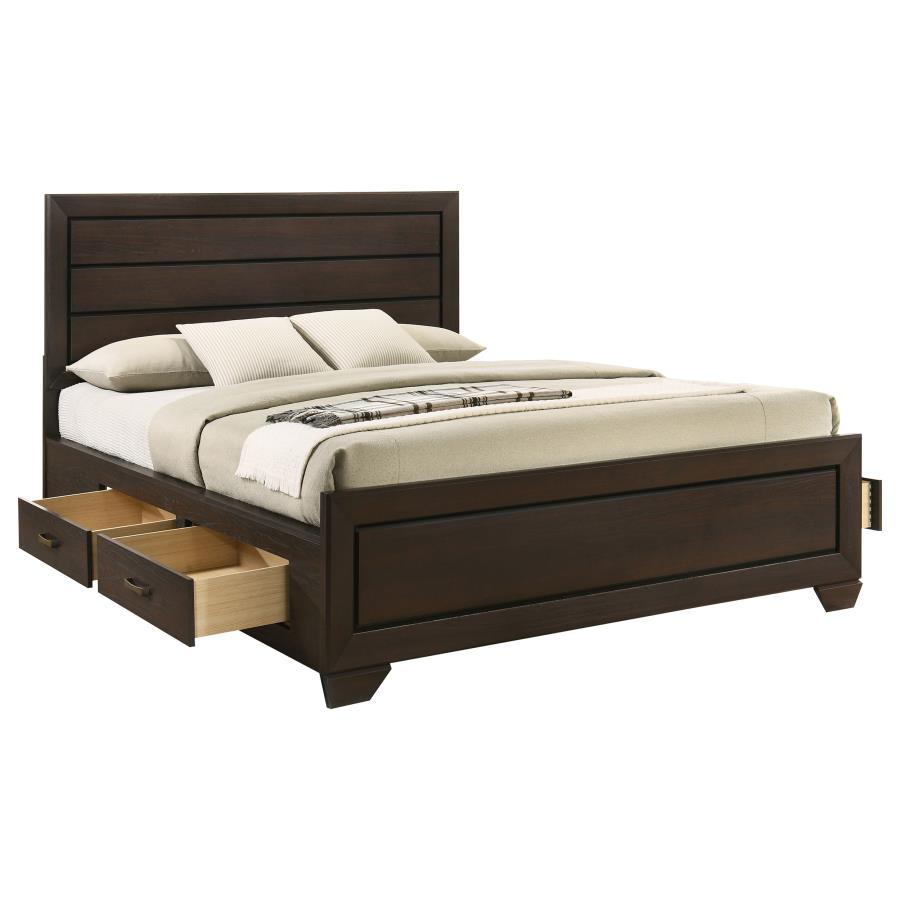 Kauffman - Wood Storage Panel Bed