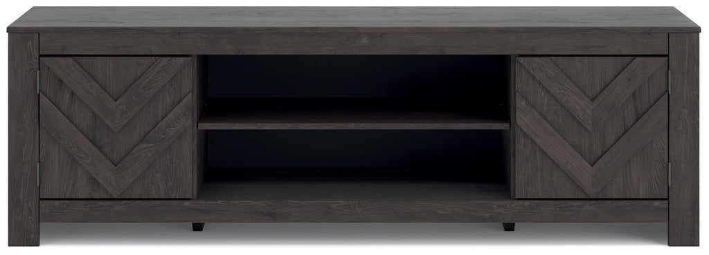 Cayboni - LG TV Stand With Fireplace Option
