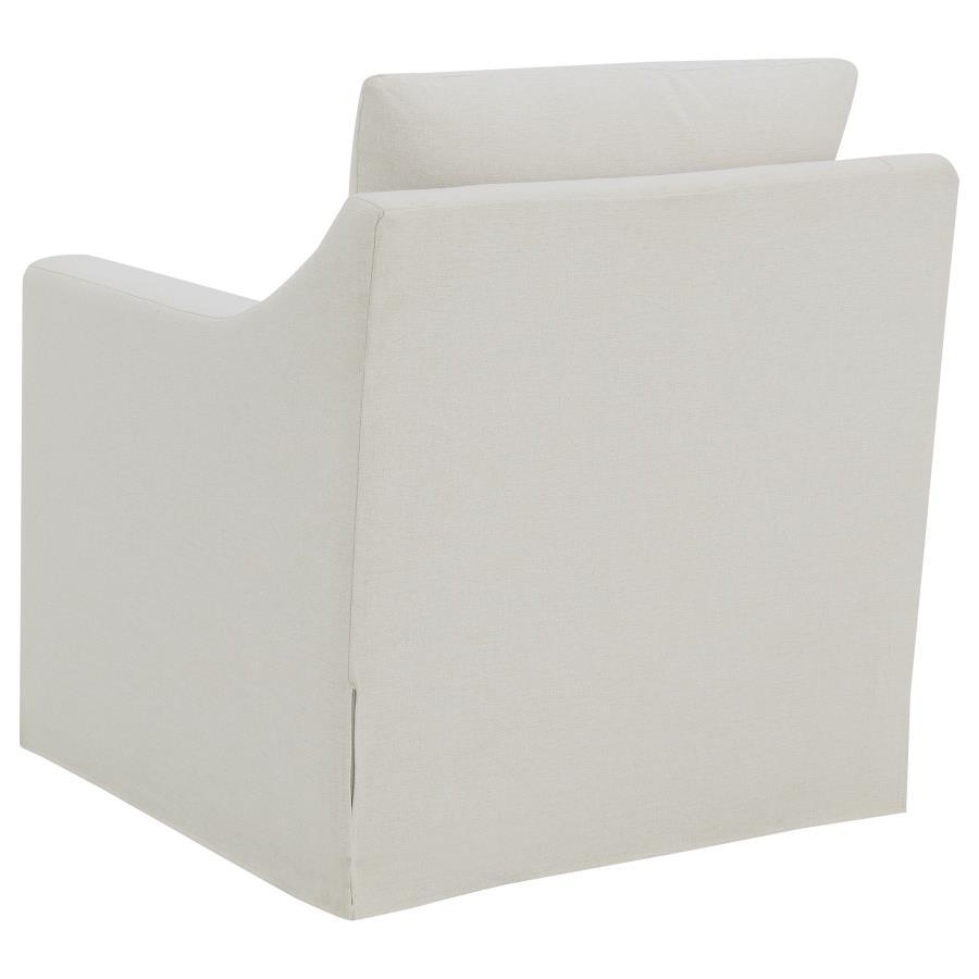 Winter - Upholstered Sloped Arm Accent Swivel Chair