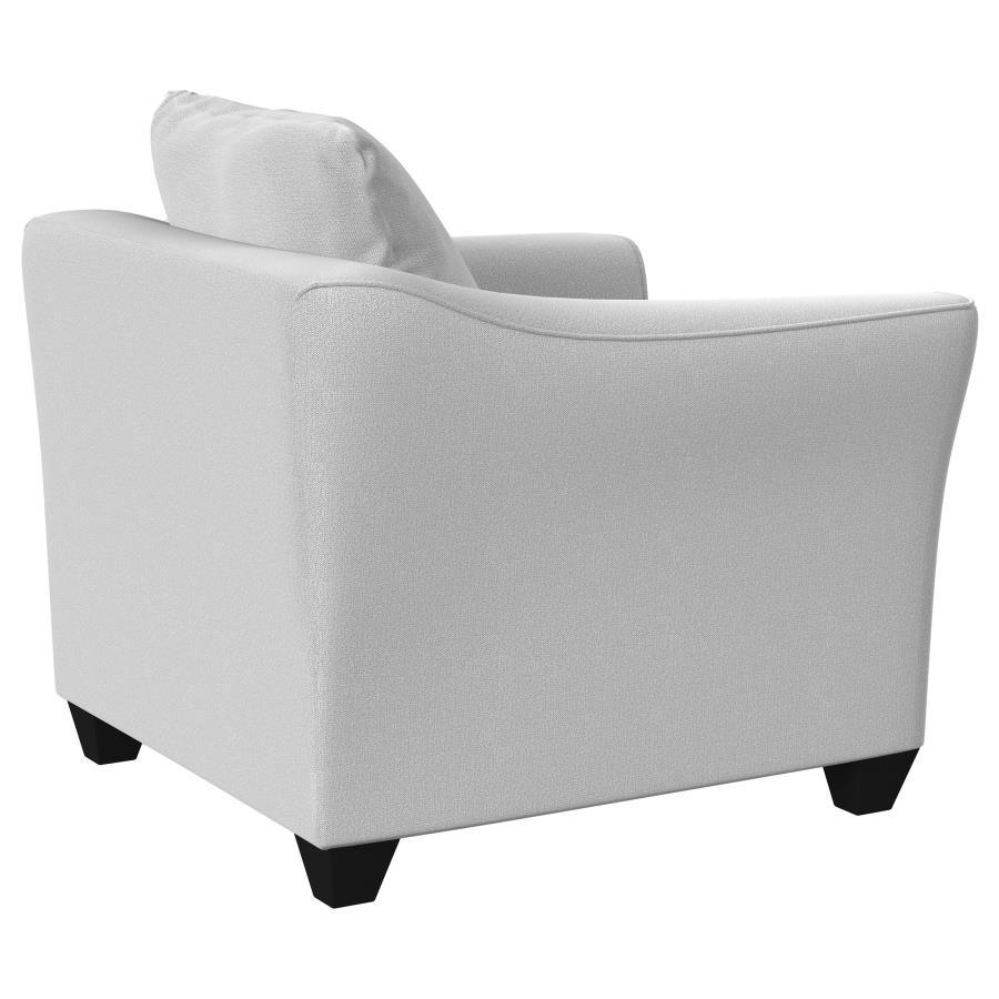 Salizar - Upholstered Flared Arm Accent Chair - Sand