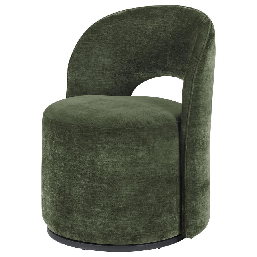 Harjo - Velvet Upholstered Swivel Accent Chair