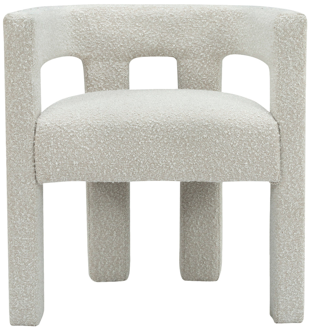 Athena - Boucle Fabric Dining Chair