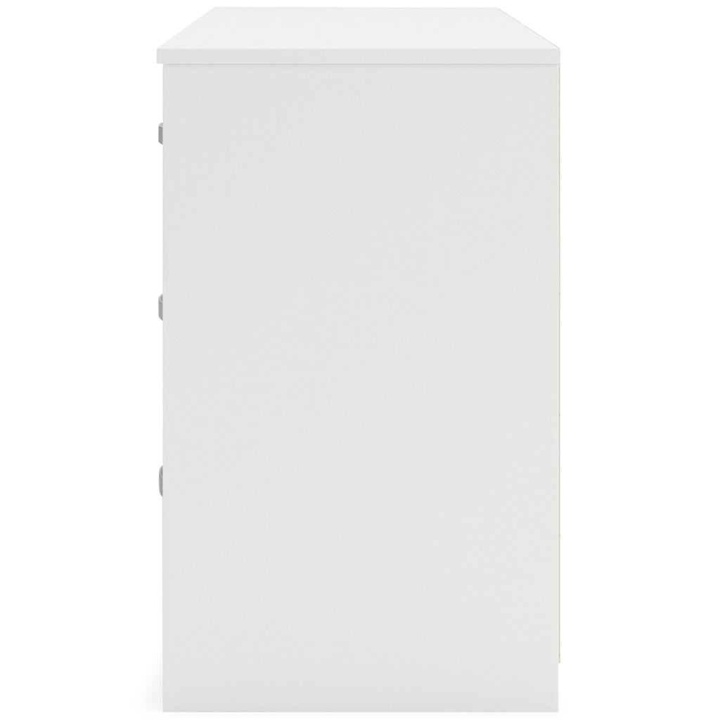 Flannia - White - Six Drawer Dresser - 29'' Height