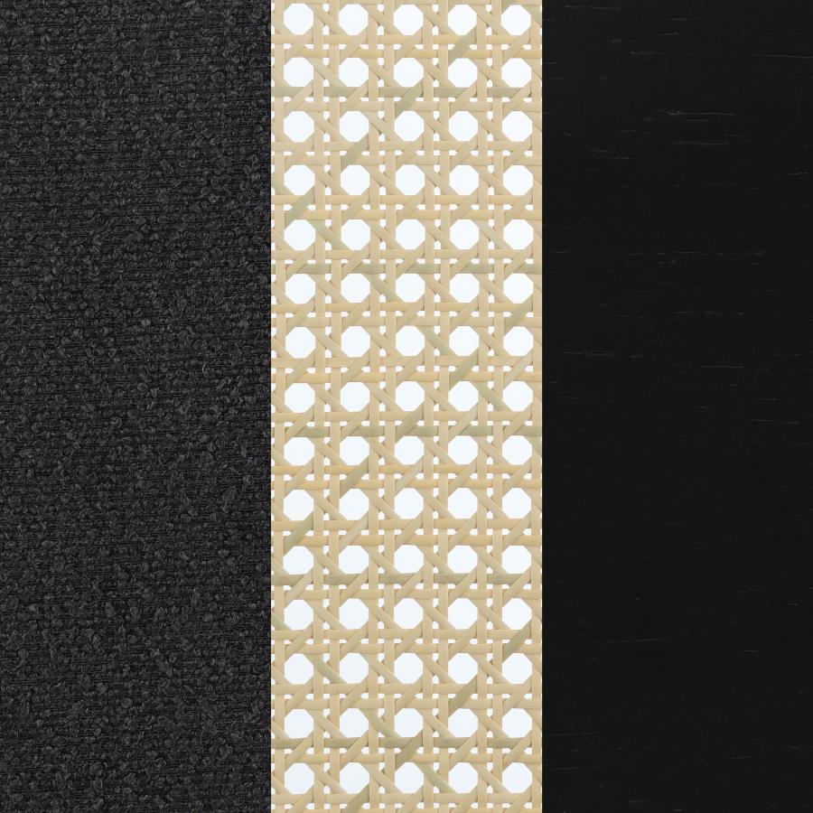 Rayo - Rattan Cane Back Accent Chair With Padded Seat