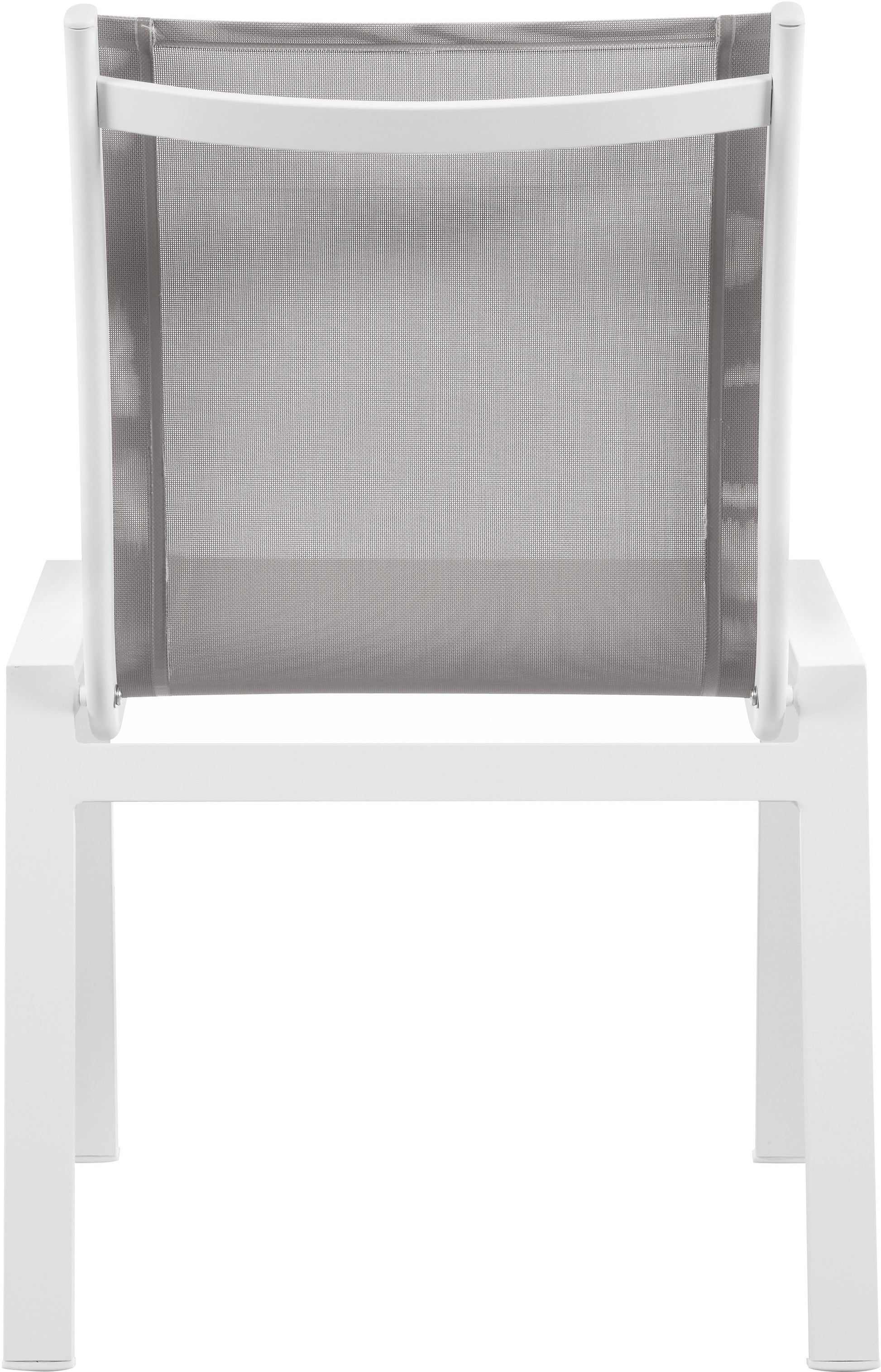 Nizuc - Outdoor Patio Dining Chair With White Frame (Set of 2)