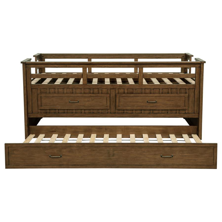 Carlsbad - Wood Captains Bed With Trundle