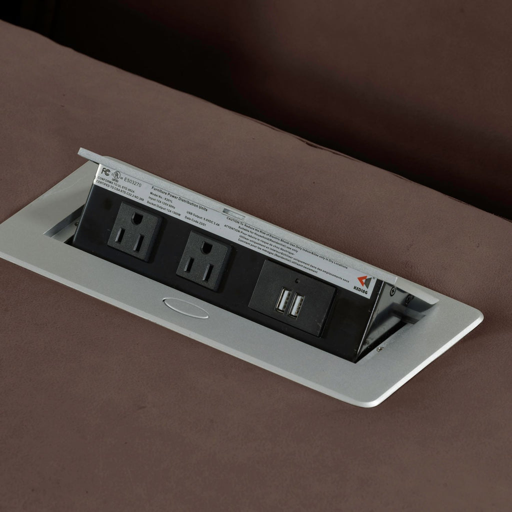 Beckham - 7 Piece Sectional - Brown