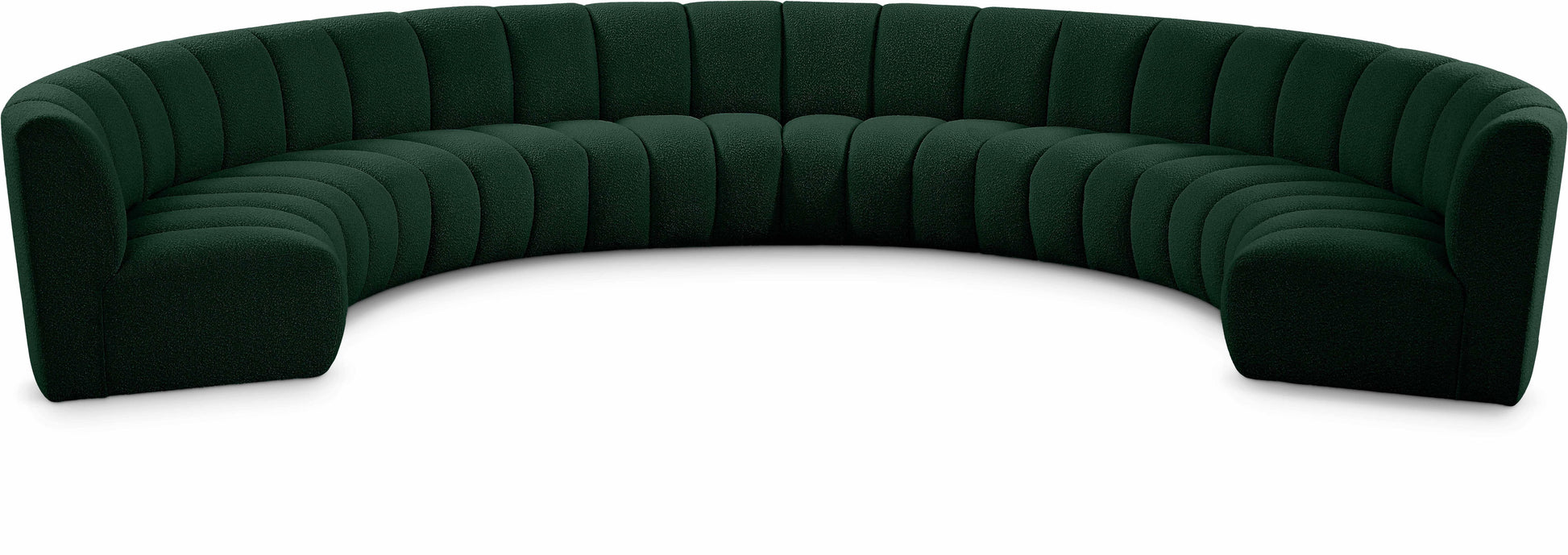 Infinity - 8 Piece Modular Sectional - Green