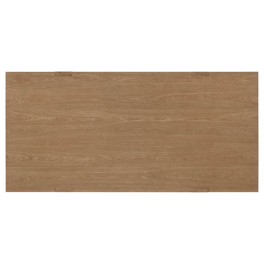 Sharon - Rectangular Wood Trestle Dining Table - Brown