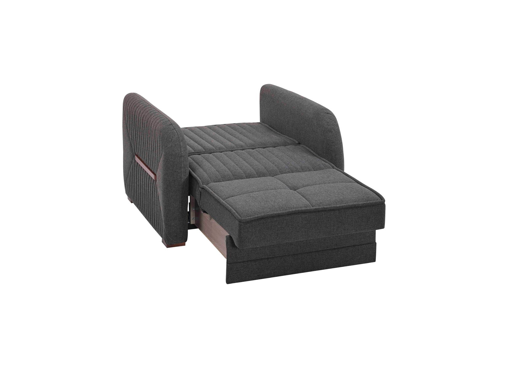Ottomanson Speedy - Upholstered Convertible Armchair With Storage