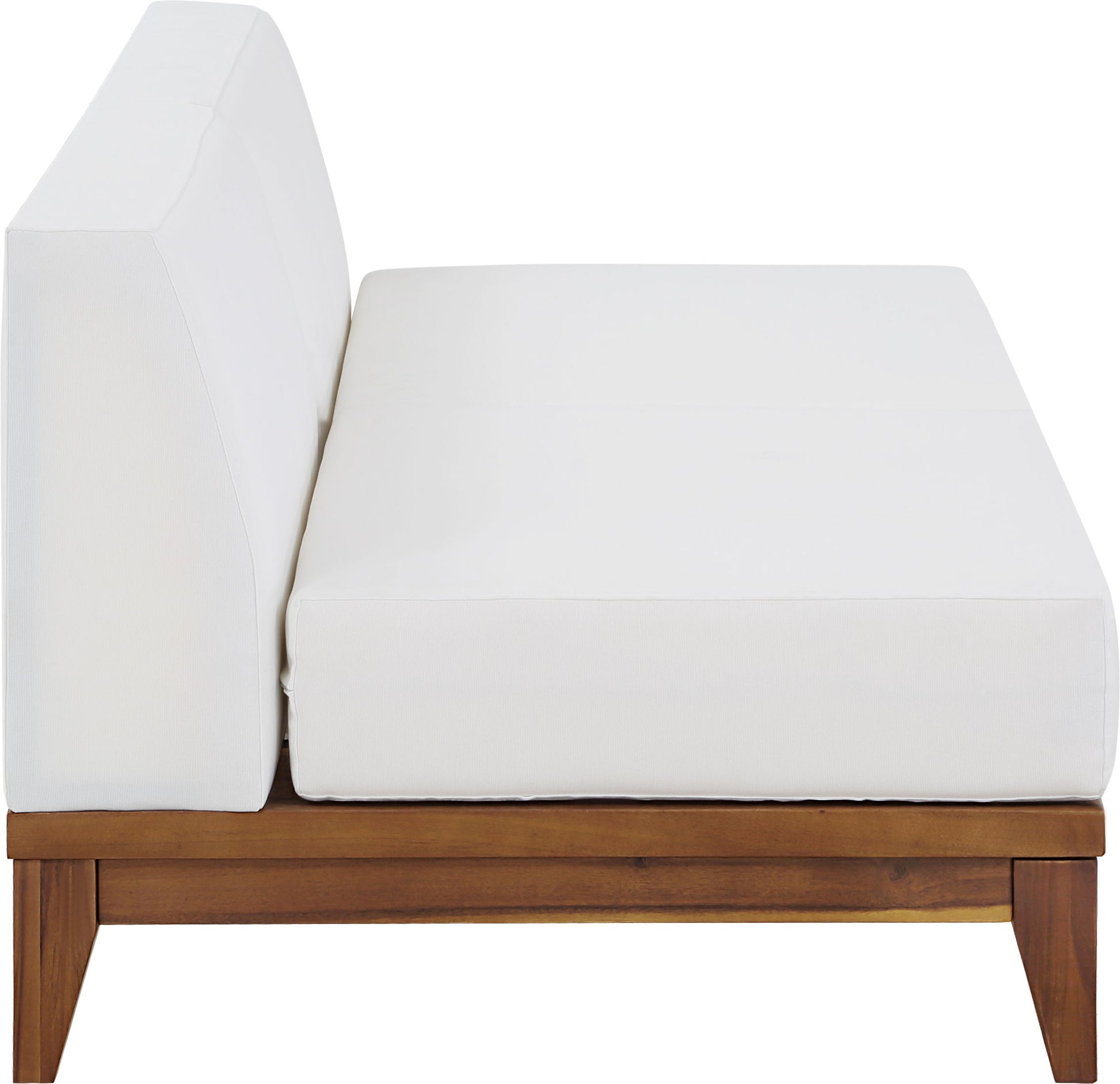 Rio - 2 Seat Modular Armless Sofa - Off White