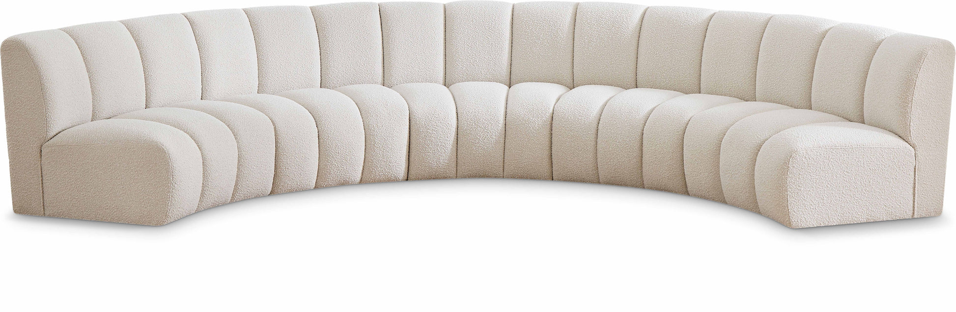Infinity - 5 Piece Modular Sectional - Cream