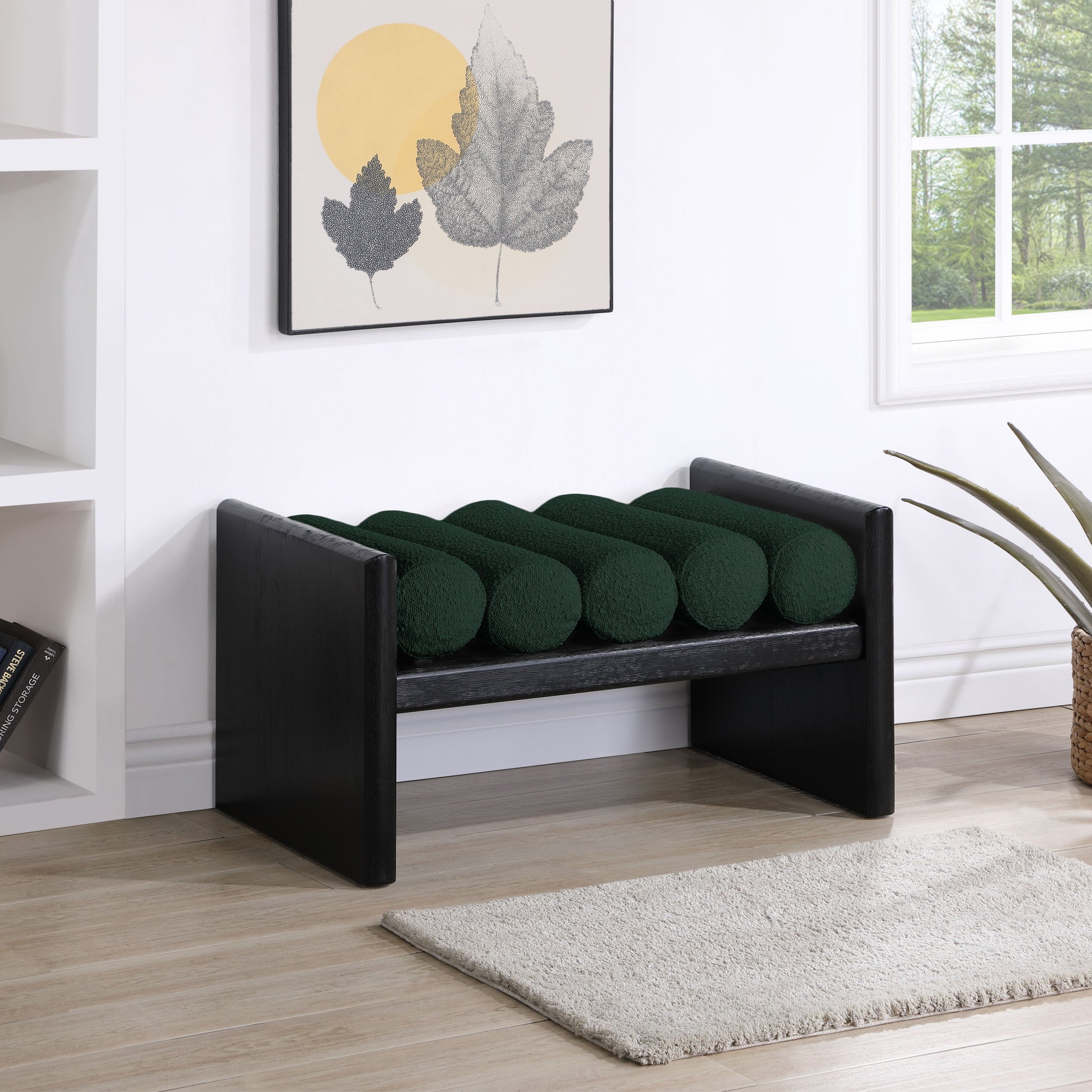 Waverly - Bench With Black Frame