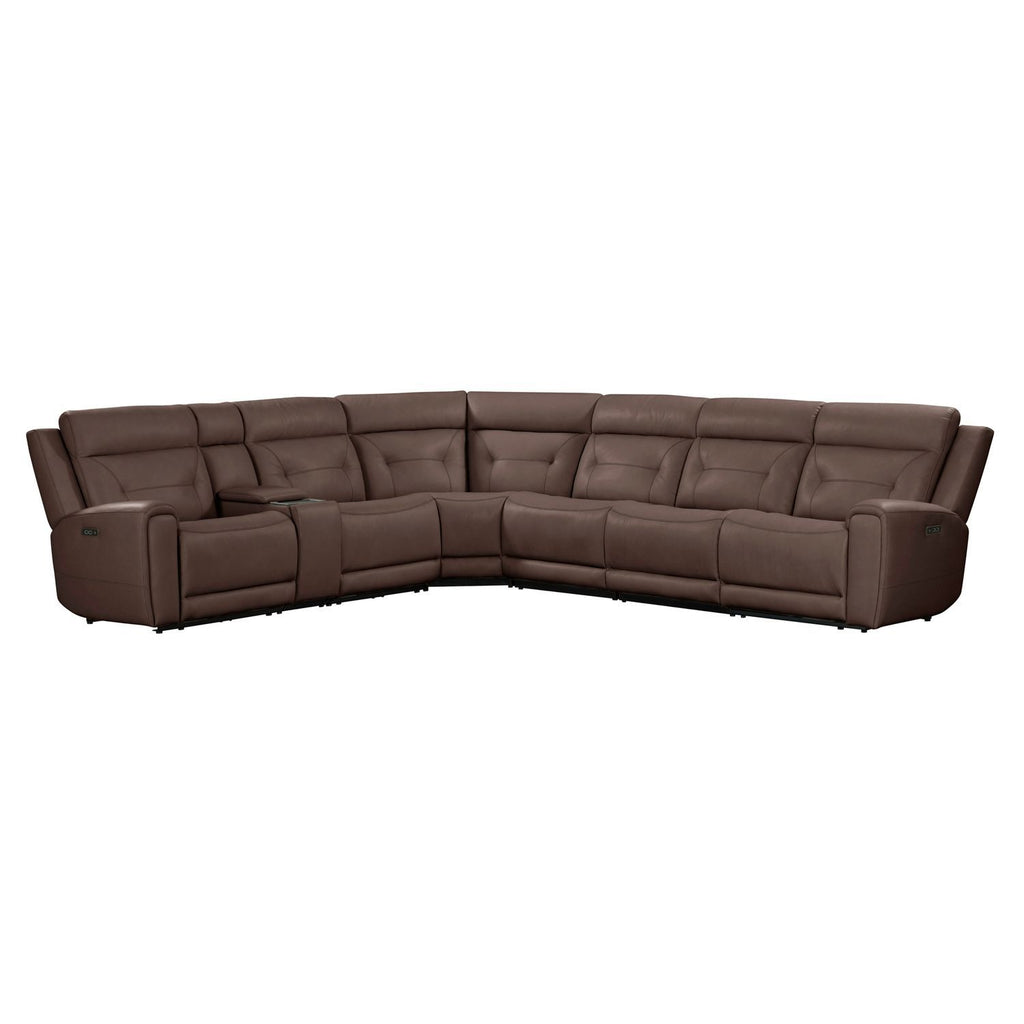 Beckham - 7 Piece Sectional - Brown