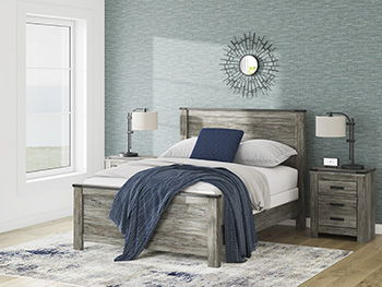 Frandern - Gray - Queen Panel Headboard