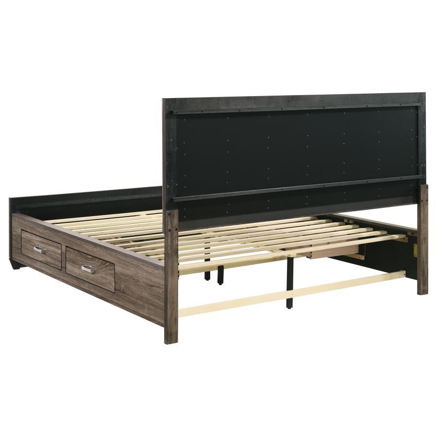 Kauffman - Wood Storage Panel Bed
