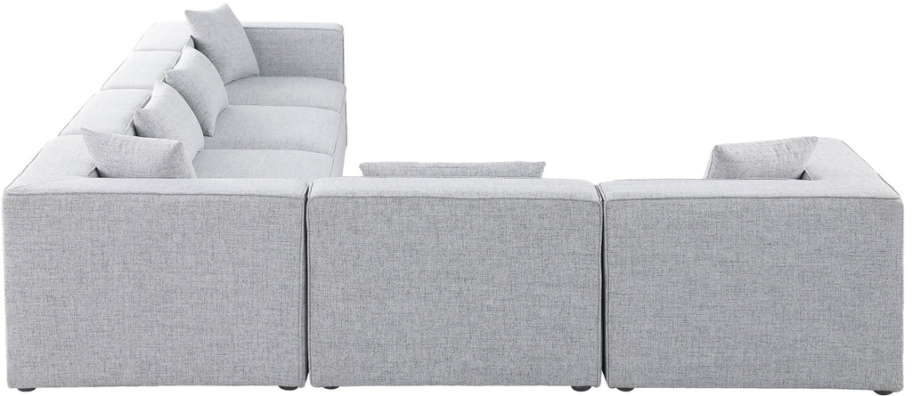 Cube - Linen 6 Piece Modular Corner Sectional