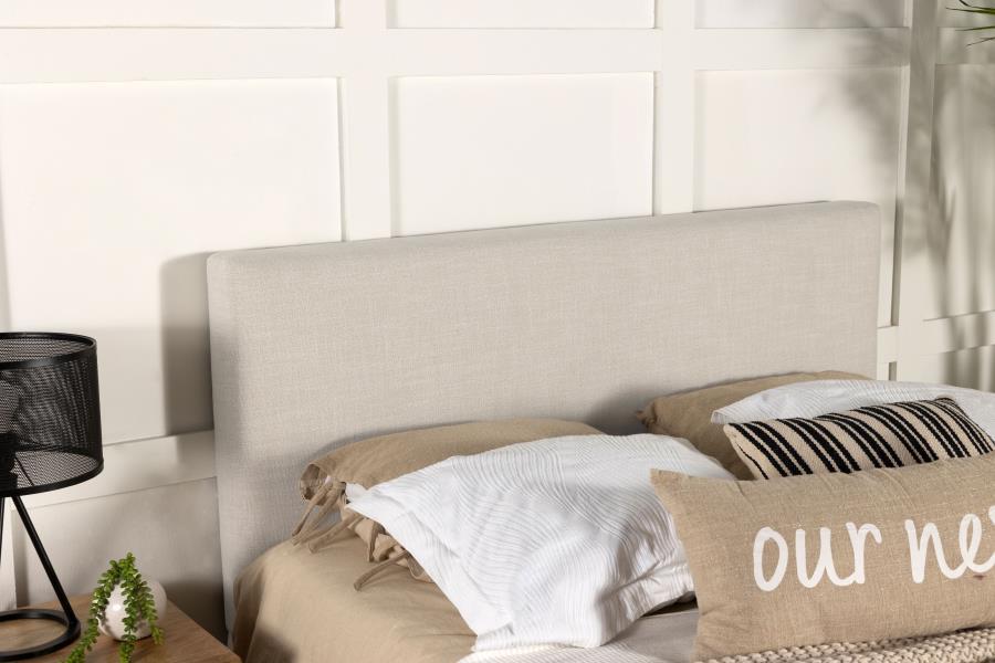 Pirro - Upholstered Queen Or Full Panel Headboard - Sand