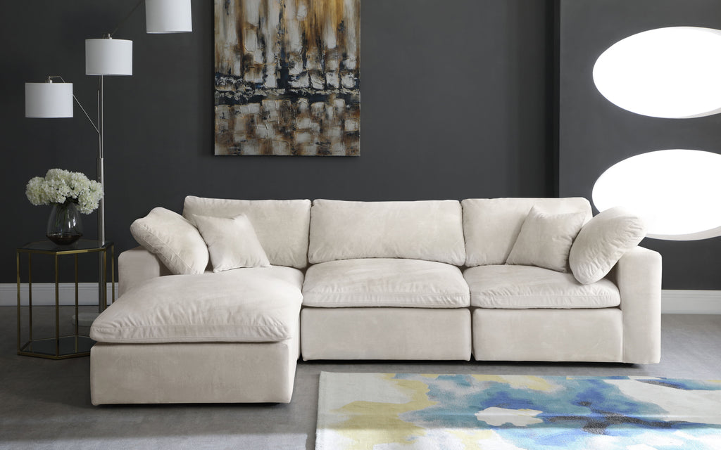 Cozy - 4 Piece Modular Sectional With Chaise