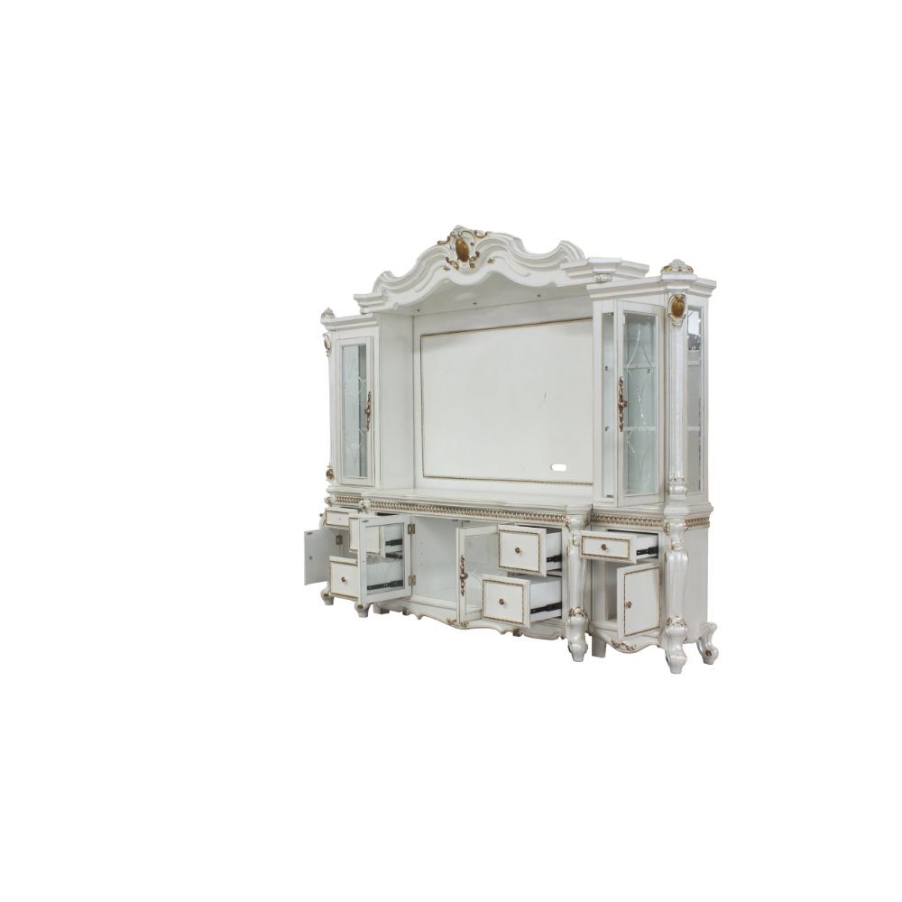 Picardy - Entertainment Center - Antique Pearl